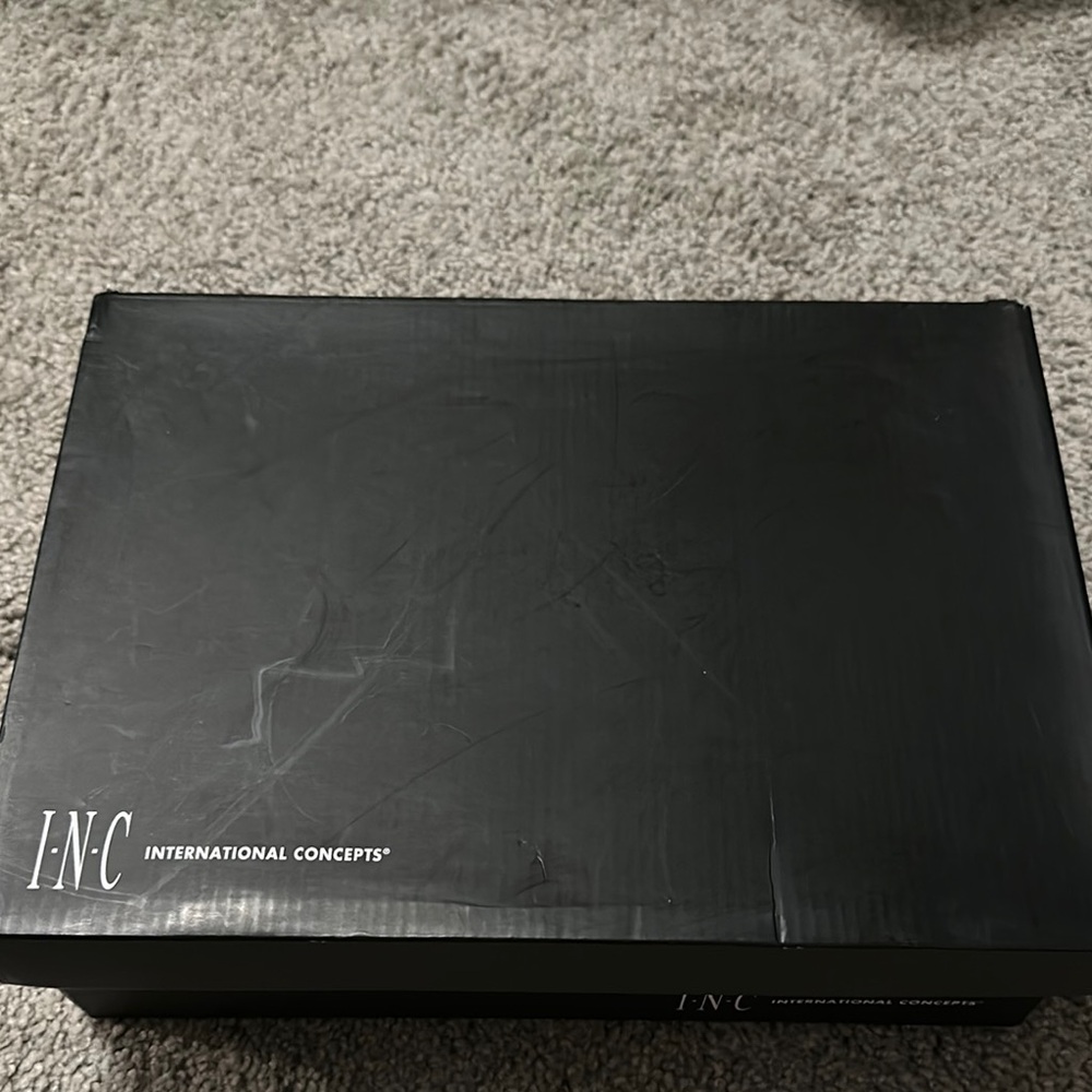 INC Black Shoe Box